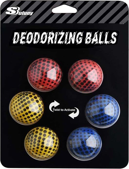 Shoe Deodorizer Balls Sneaker Deodorizers Balls Odor Eliminating for Shoes 6 Packs