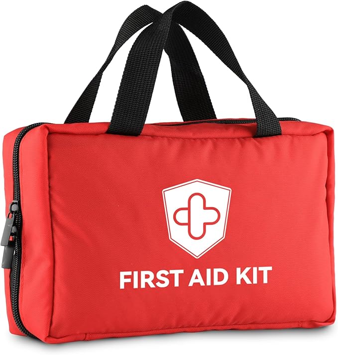 First Aid Kit - Trauma Kit with Essential Emergency Medical Supplies, Waterproof Travel First Aid Kit, Simple and Portable...