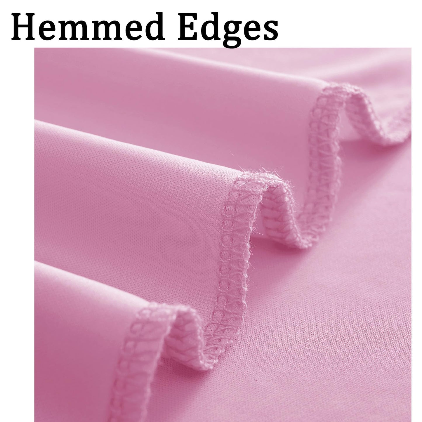 10Ft X 8Ft Wrinkle Free Pink Backdrop Curtain Drapes, Thick Polyester Baby Pink Backdrop For Girls Birthday Wedding Party Backgr