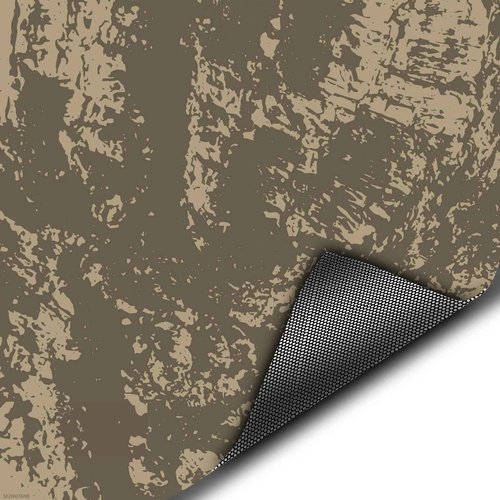 Hunting Blind Window Camo - See Through CoverTech HD Window Camo – 24” x 59” - Tan Bark