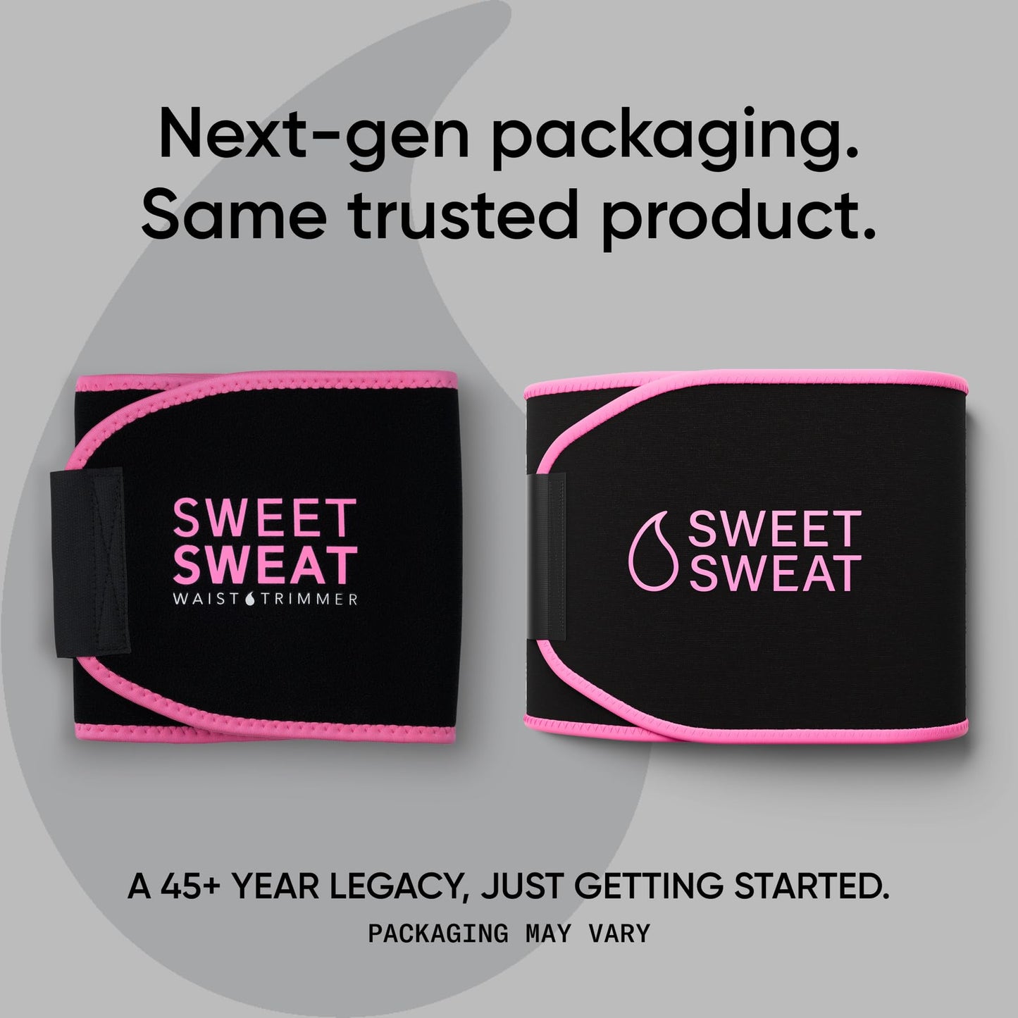 Sports Research Sweet Sweat Waist Trimmer (Core Series) - Premium Sweat Enhancing Fitness Band for Women & Men - Adjustable Fit · Latex-Free Neoprene - Pink Logo, Medium