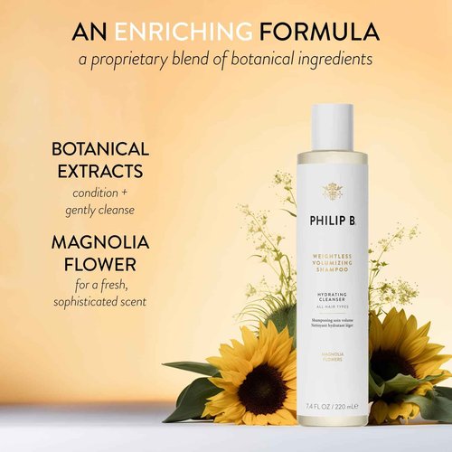 PHILIP B. Weightless Volumizing Duo - Weightless Volumizing Shampoo 7.4 Fl Oz and Conditioner 6 Fl Oz