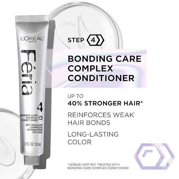 L'Oreal Paris Feria Multi-Faceted Shimmering Permanent Hair Color, 11.21 Bad to the Blonde (Ultra Pearl Blonde), Pack of 1 Hair Dye Kit