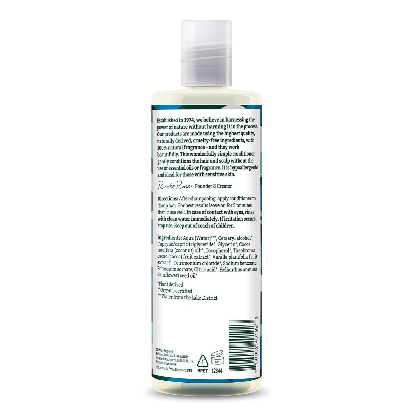 Faith in Nature Natural Fragrance Free Conditioner 400ml