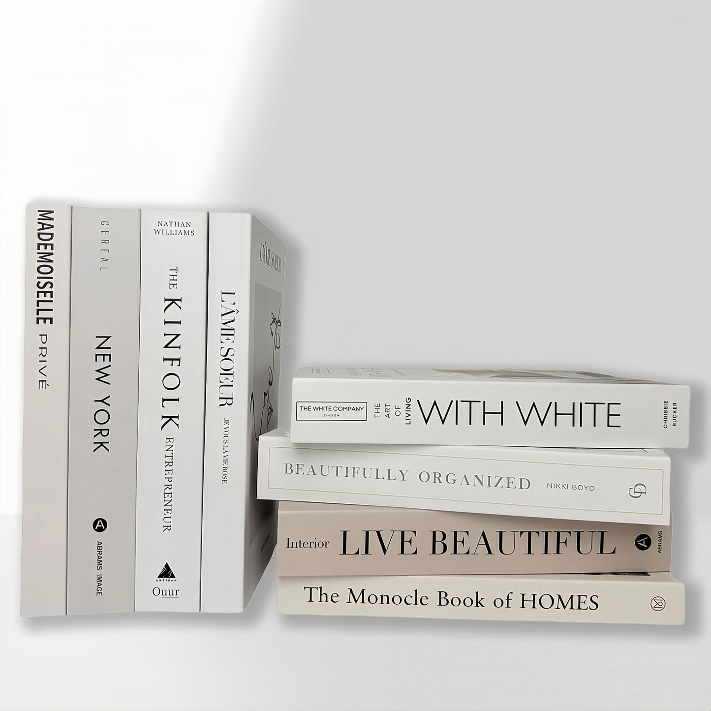 8 Pack Decorative Books, Ediactcyl Decoration Faux Books for Hardcover Home Decor | Fake Book Stacks Display for Bookshelf Room Decor (M27)