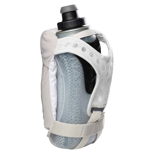 Nathan Running Handheld Quick Squeeze Water Bottle. No-Grip Adjustable Hand Strap. 12oz / 18oz / Insulated. Reflective Hydration Water Bottle.