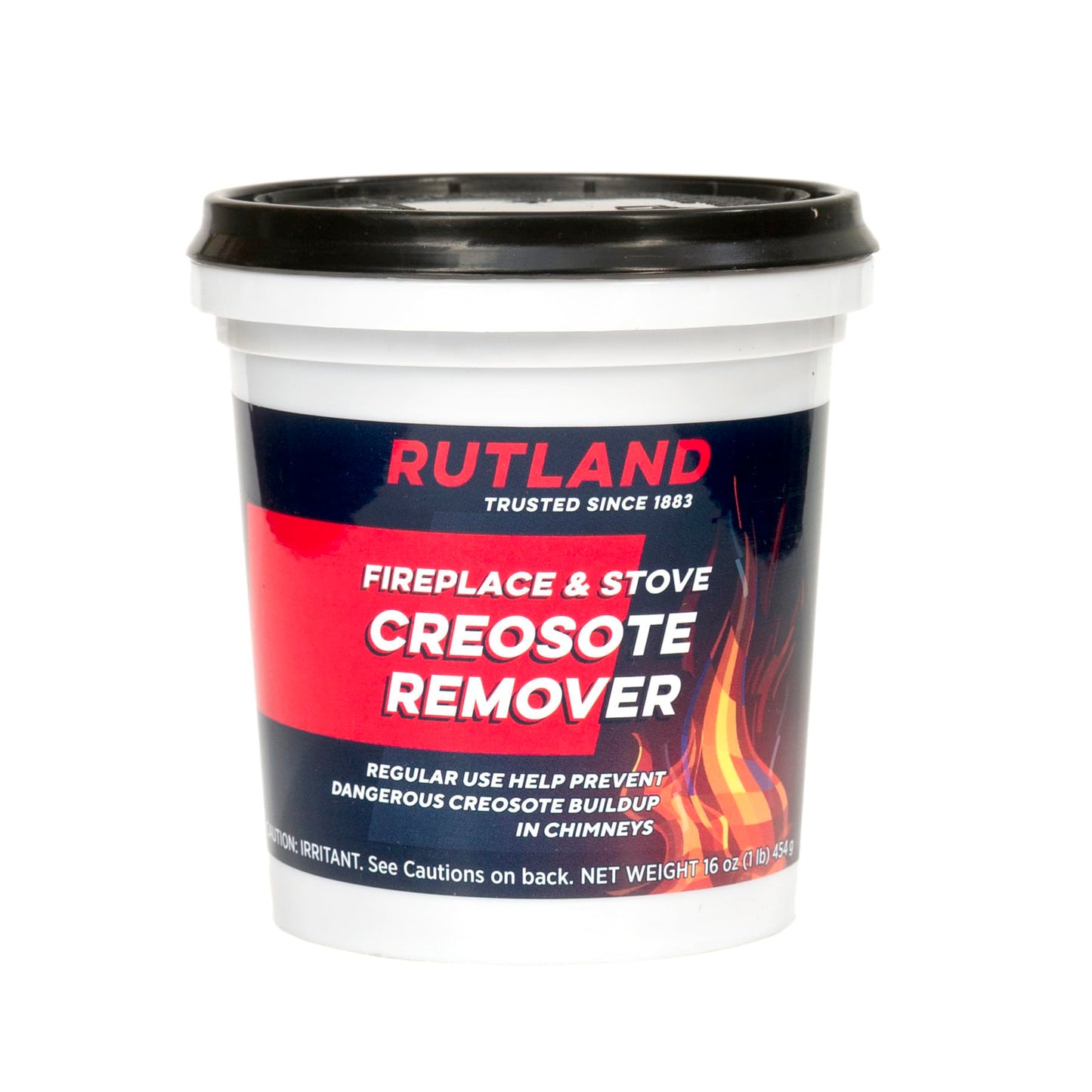 Rutland Creosote Remover, Fireplace, Wood Stove & Chimney Cleaner, 1 Lb Tub