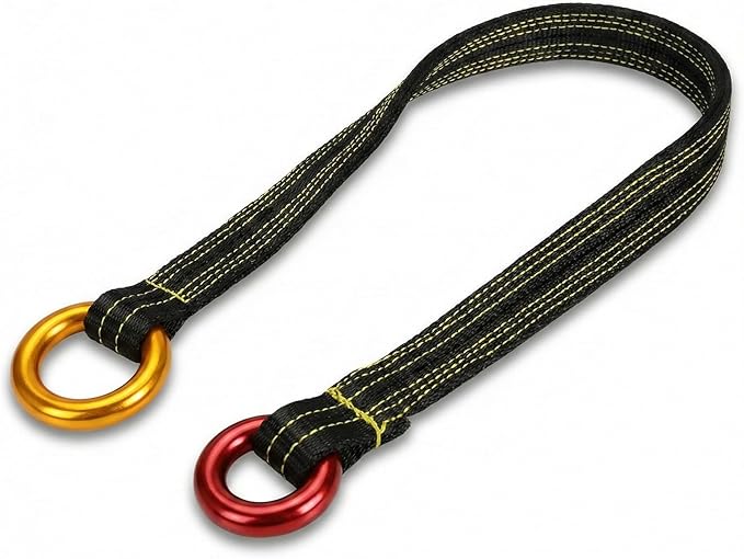 Feiyagoo Tree Arborist Friction Saver Tree Climbing Cambium Saver Loop Belt Sling Retrievable Anchor 35.4 inch/43 inch