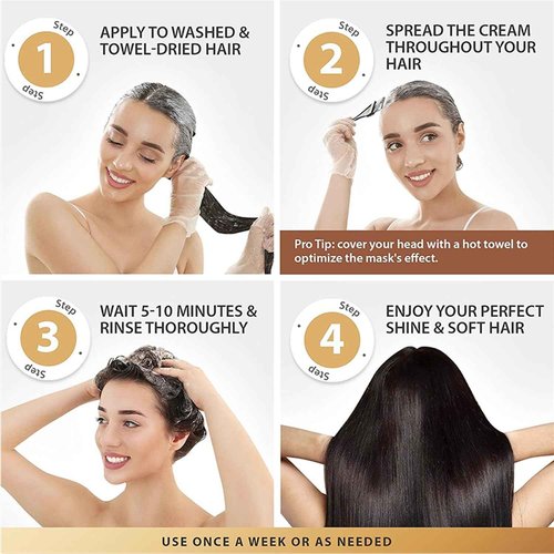 Karseell Collagen Hair Treatment Deep Repair+ Argan Oil Shampoo+Leave-In Conditioner
