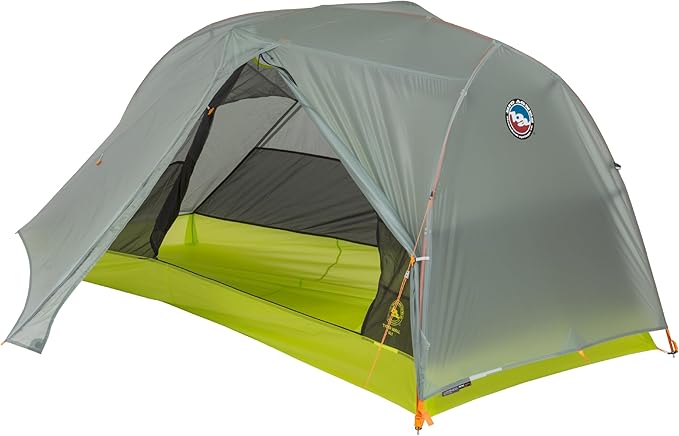 Big Agnes Tiger Wall UL - Ultralight Backpacking Tent, 3-Season Semi-Freestanding Side-Entry Shelter for Camping & Backpac...