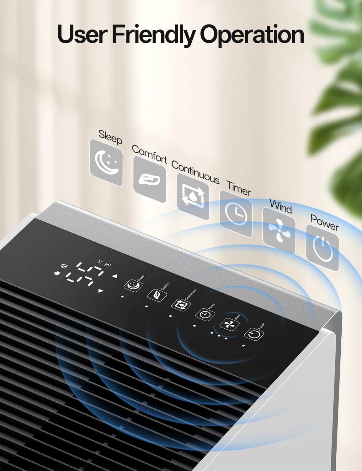 5000 Sq.Ft Energy Star Most Efficient 2026 Dehumidifier, Arecovas Max 80 Pint/Day Dehumidifier for Basement with Drain Hose, Intelligent Humidity Control for Home Bathroom Garage Bedroom