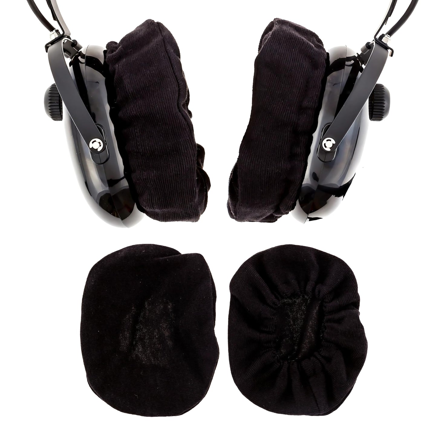 Kore Aviation 100% Cotton Headphone Ear Covers Washable Double Knit For Aviation Headset, Gym, Training, Racing, Gaming, Hunting