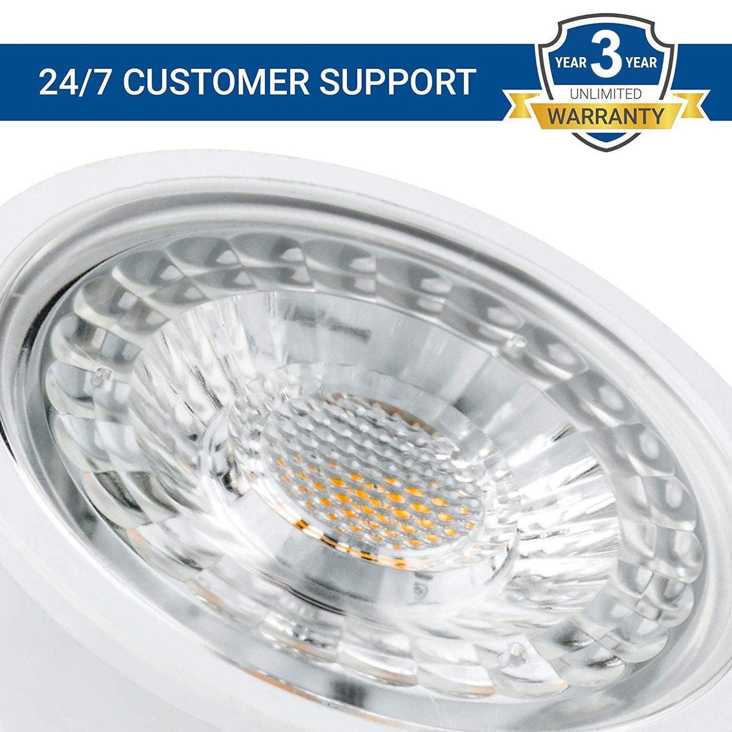 SANSUN 5W MR16 LED Landscape Light Bulbs, Low Voltage 12V Outdoor Landscape Spotlight and Indoor Track Light, GU5.3 Bi-Pin Base, Soft White 3000K, Non-Dimmable, (Pack of 4)