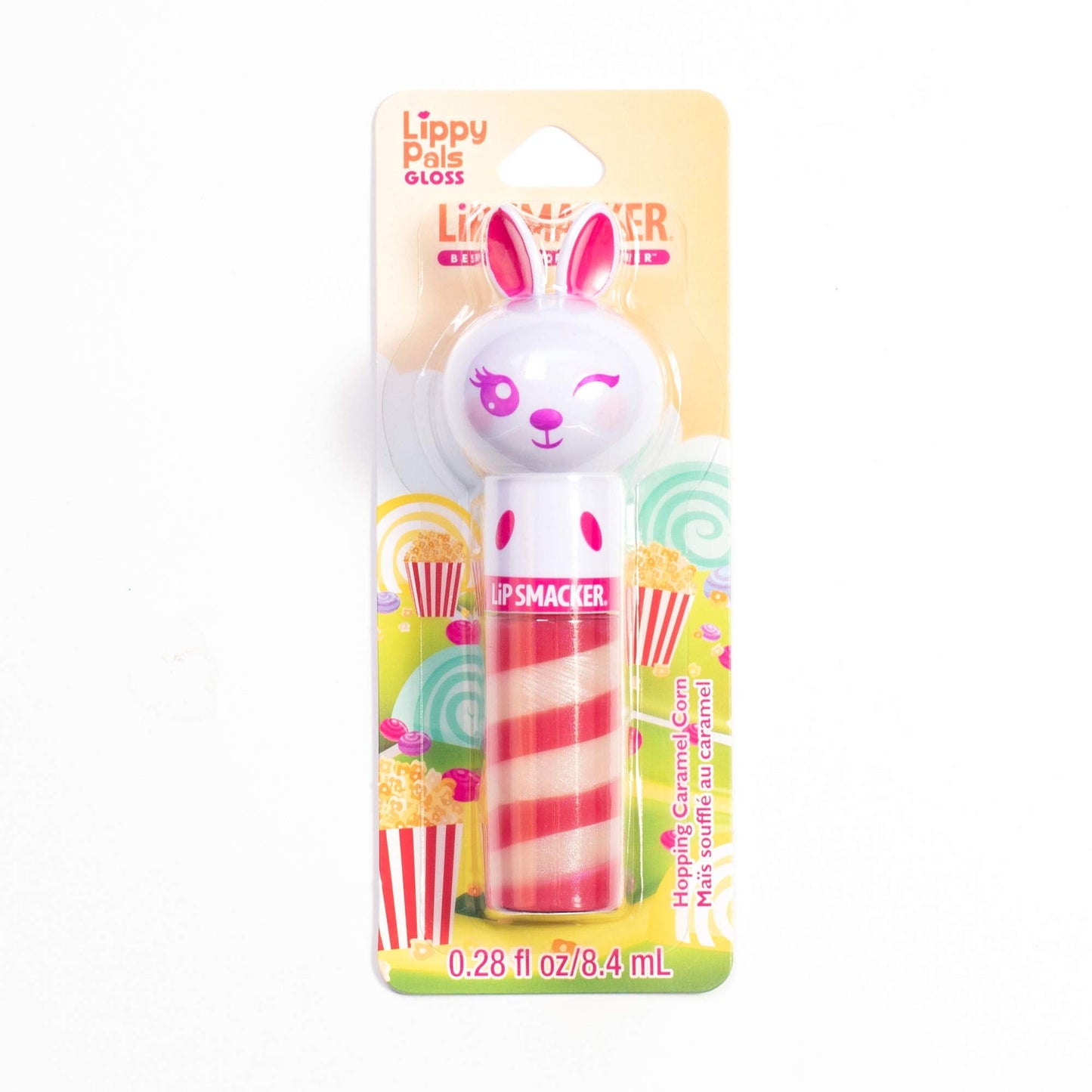 Lip Smacker Lippy Pals Swirls Bunny, Flavored Moisturizing & Smoothing Soft Shine Lip Balm, Hydrating & Protecting Fun Tasty Glo