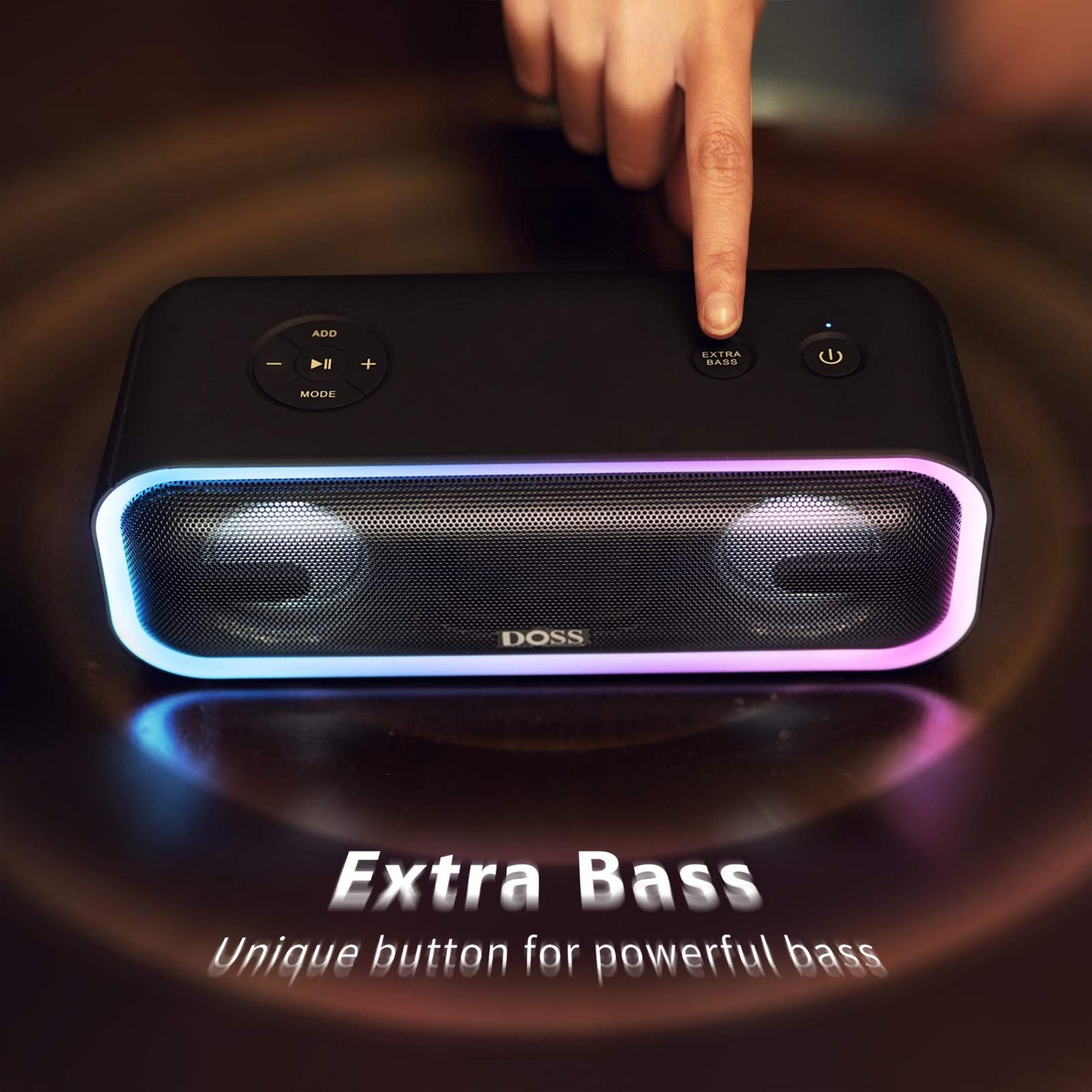 Doss Soundbox Pro+ Bluetooth Speaker With 24W Impressive Sound, Extra Bass, Ipx6 Waterproof, 15H Playtime, Wireless Stereo Pairi