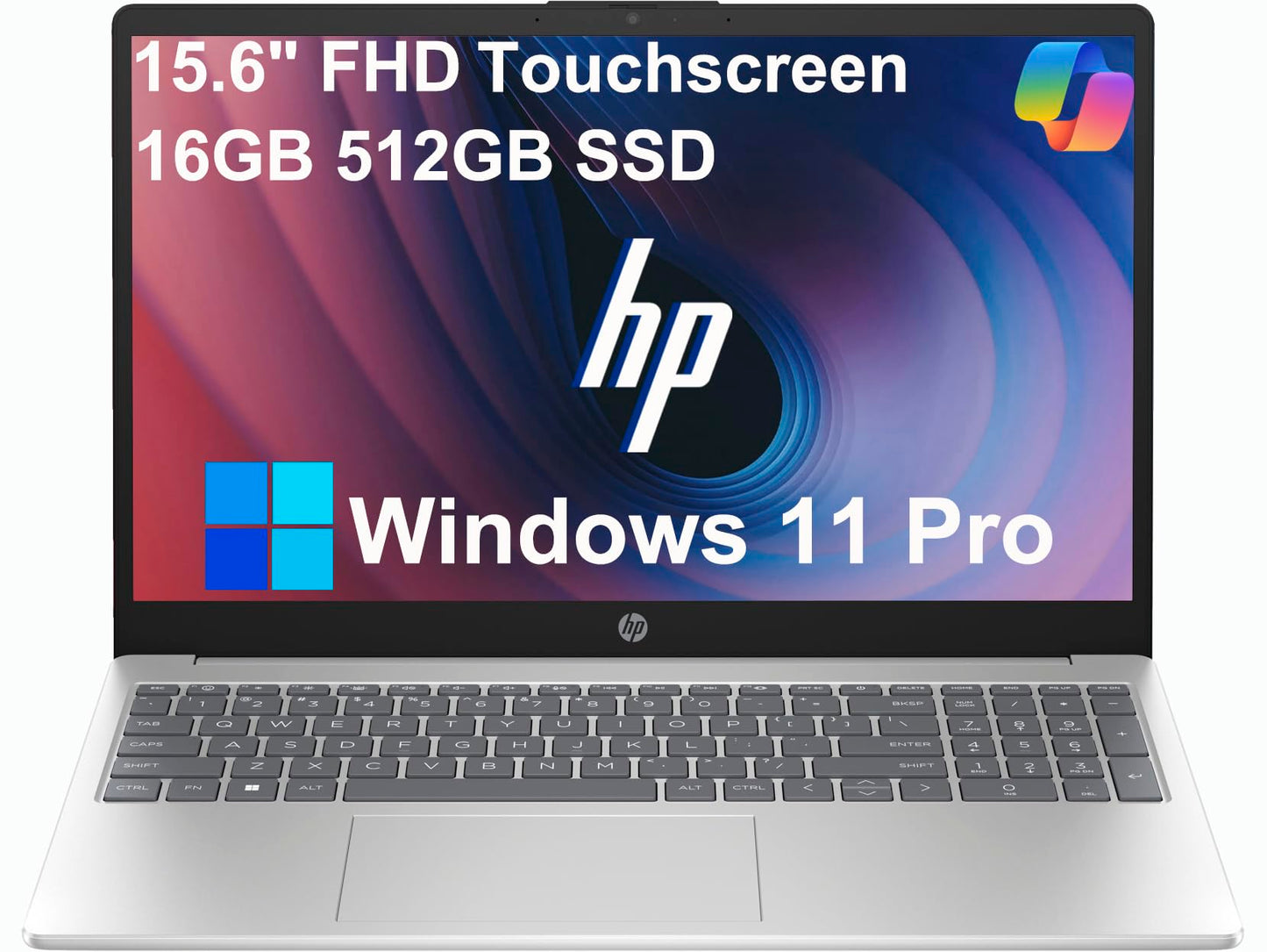 Hp 15 Laptop (15.6 Fhd Touchscreen, Intel Core I5-1334U (> I7-1255U), 16Gb Ram, 512Gb Ssd) For Business, Students, Home, 10-Hour