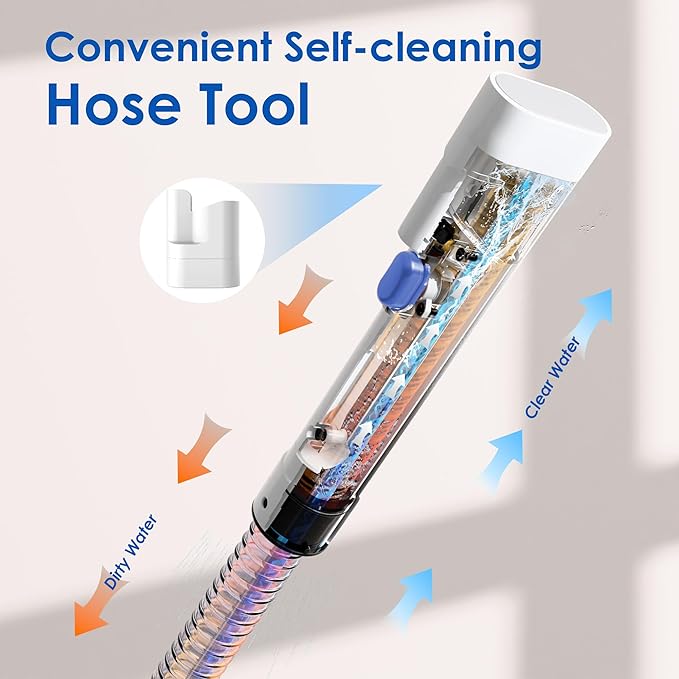Portable Carpet Cleaner Machine, Carpet Shampooer, 15Kpa Upholstery Cleaner with 3 Tools, 54oz Large Water Tank, 16.4ft Power Cord, Spot and Stain Deep Cleaner for Rug, Couches, Car,Azure