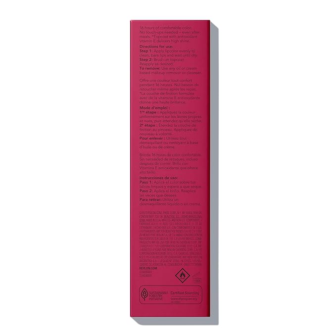 Revlon Liquid Lipstick with Clear Lip Gloss, ColorStay Overtime Lipcolor, Stocking Stuffer for Women, 220 Unlimited Mulberry, 0.07 fl oz