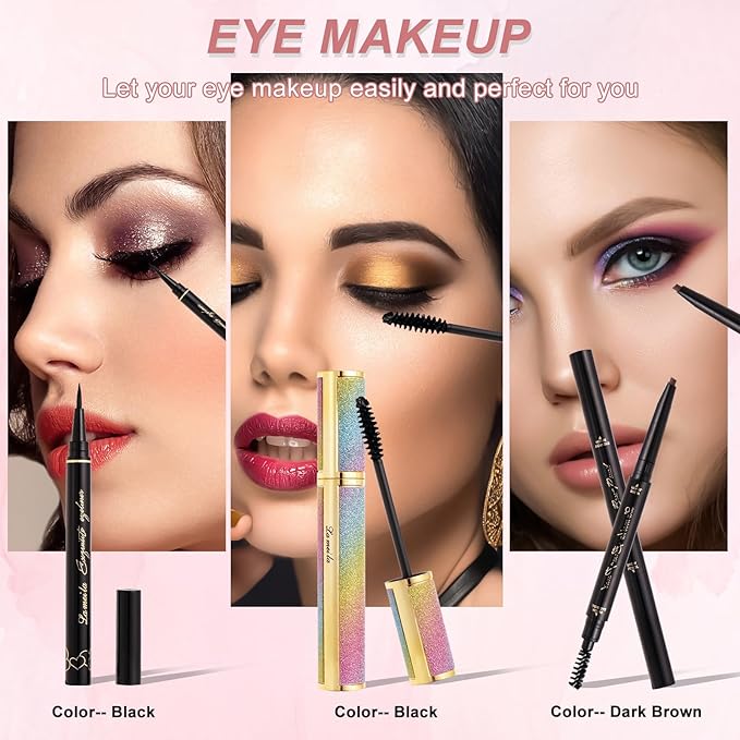Makeup Kit for Women Full Kit,Multipurpose Women's Cosmetics Set,Beginners and Professionals Alike,Makeup Gift Set