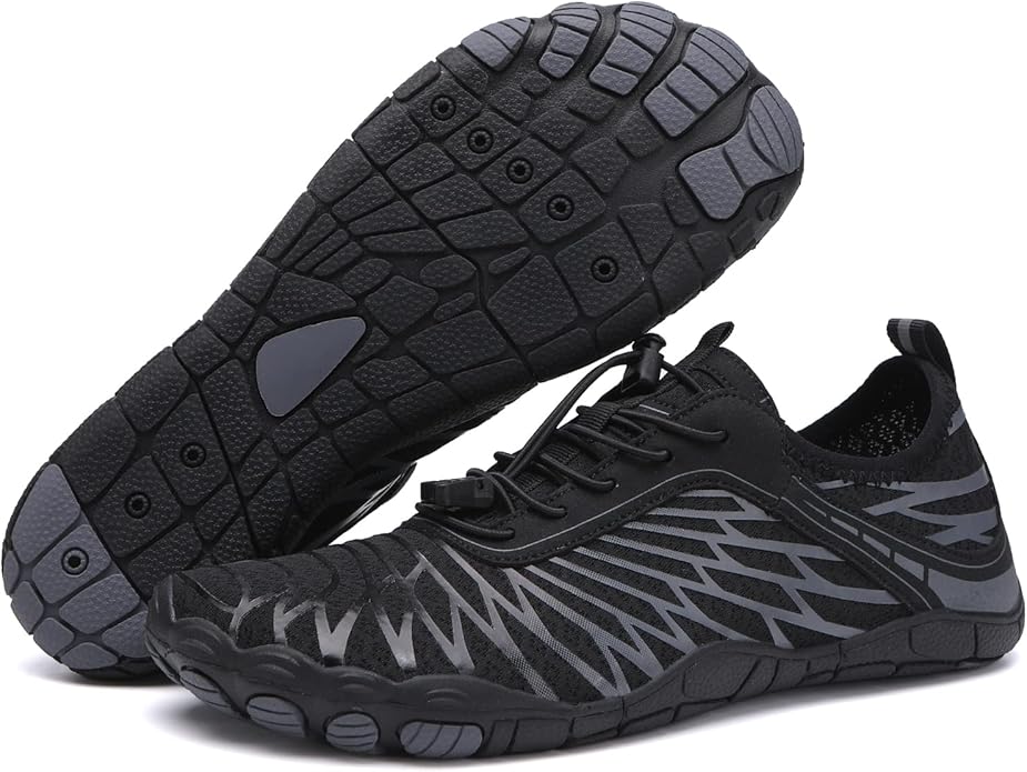 EWUHA Barefoot Shoes Womens Mens Footwear for Walking Hiking with Wide Toe Box,Healthy & Non-Slip,Breathable Barefoot Vita...