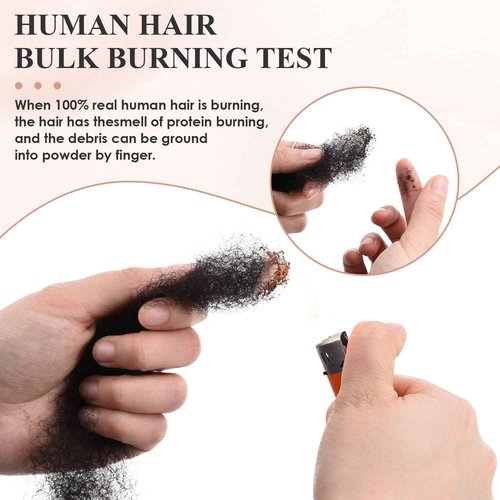Teresa Springy Afro Twist Human Hair for Braids and Dreadlocks, Natural and Soft pre Fluffed Spring Twist Hair Can be Dyed and Bleached (22 Inch, 50g/Pack)
