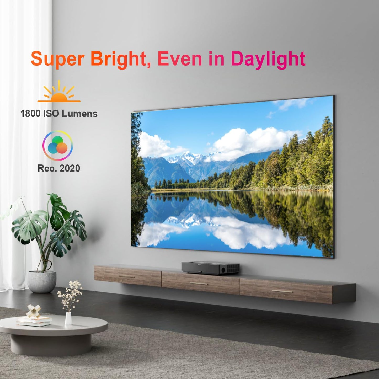 Formovie Theater Ultra Short Throw 4K Laser Projector | UST Projector with Dolby Vision & Built-In Speakers | The Top UST Projector at ProjectorCentral's 2022 & 2023 Laser TV Showdown