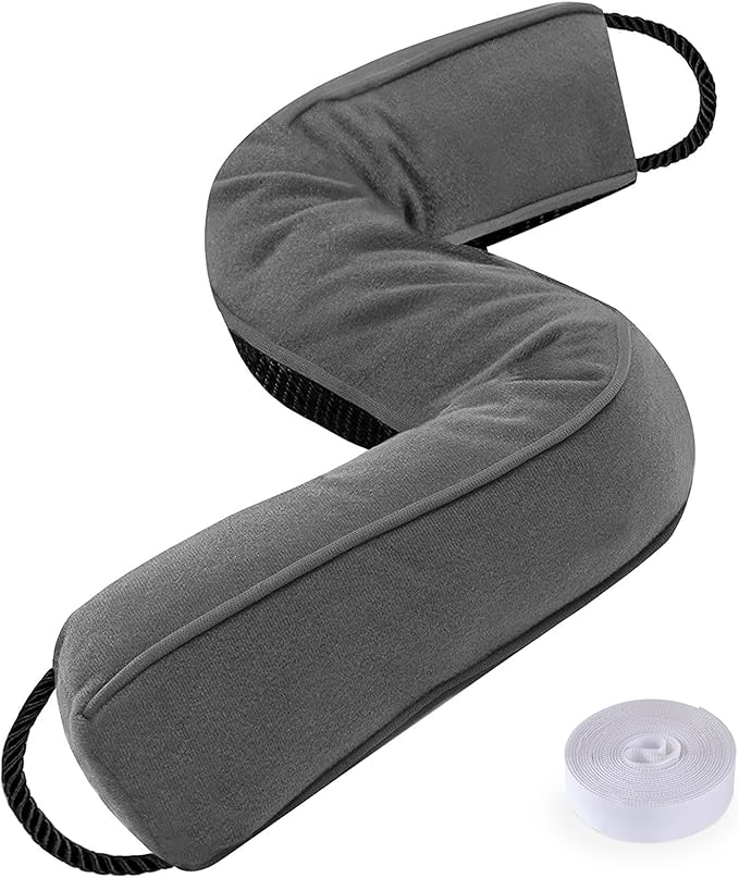 Sunolga Door Draft Stopper Blocks Hot and Cold Air with Removable Washable Cover for Bottom of Door and Window, All-Season Seal for Wind, Noise, Seal for Gaps Up to 3", Home Essentials, 28", Gray