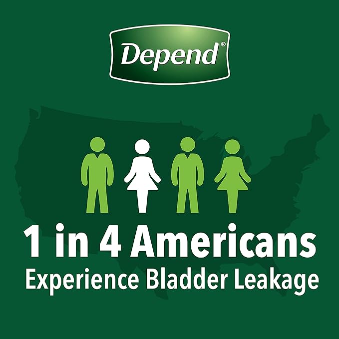 Depend FIT-Flex Incontinence Underwear for Women, Blush, Medium, 42 Count