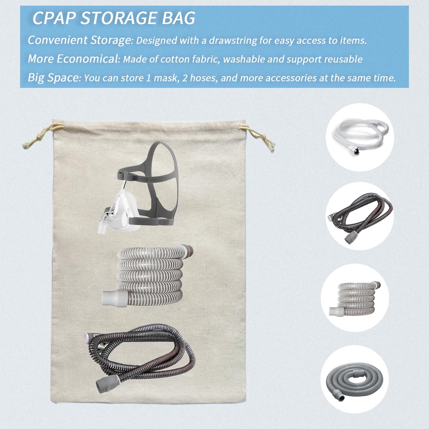 CPAP Hose Dryer Cleaning KIT with Filter Cotton, CPAP Tube Cleaner_Quick Drying Water_CPAP Cleaning Supplies