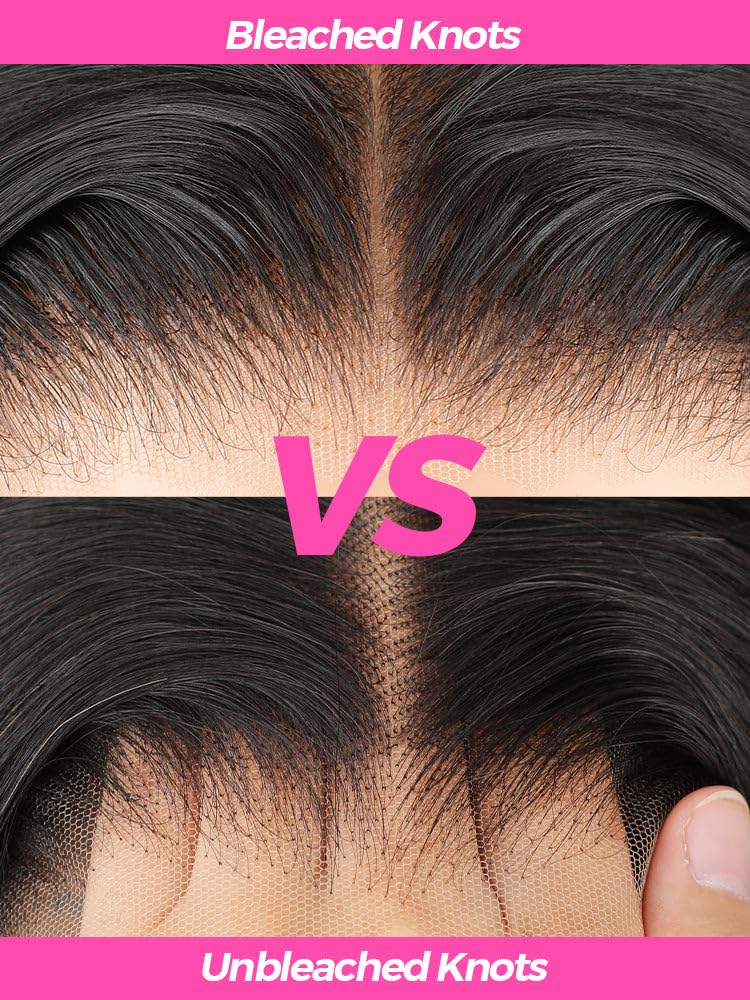 Curlyme Pre Bleached Water Wave Wear Go Glueless Wig 7x5 Lace Pre Cut Pre Plucked Glueless Wear and Go Lace Front Wigs Human Hai