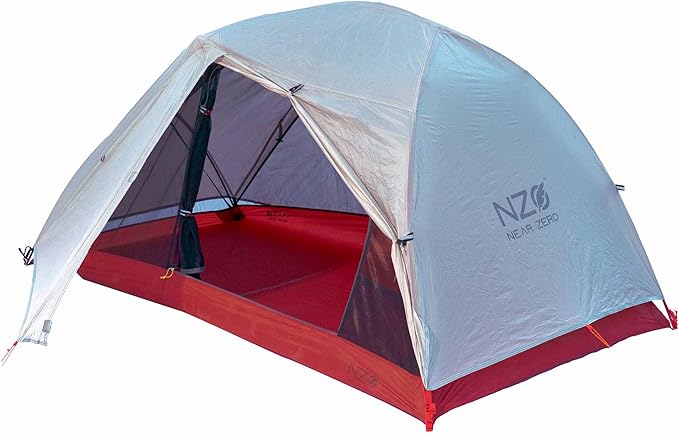 Near Zero 1-3 Person Ultralight Backpacking Tents, up to 2 Doors, 20D Ripstop Waterproof Sealed Nylon, Freestanding, Rainf...