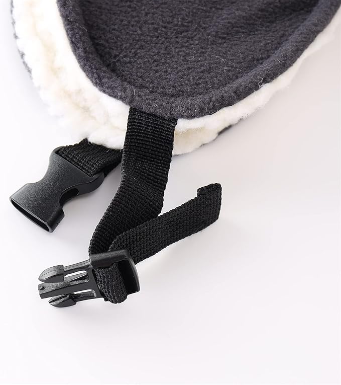 Connectyle Men's Sherpa Lined Warm Winter Hats with Visor Windproof Earflap Hat Outdoor Thermal Skull Cap Trapper Hat