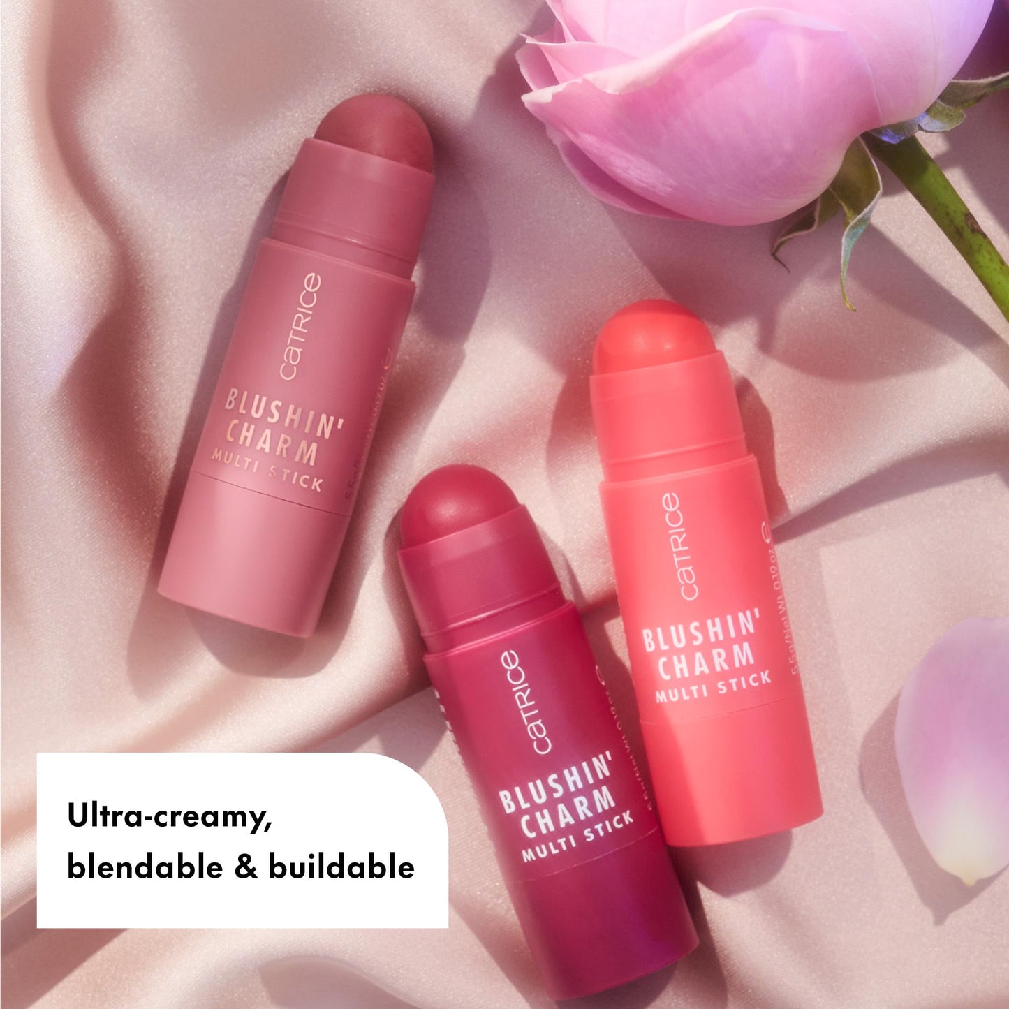 Catrice | Blushin' Charm Multi Stick | Creamy, Multi-Use Blush & Lip Tint | Buildable Dewy Finish | Vegan & Cruelty Free (040 |