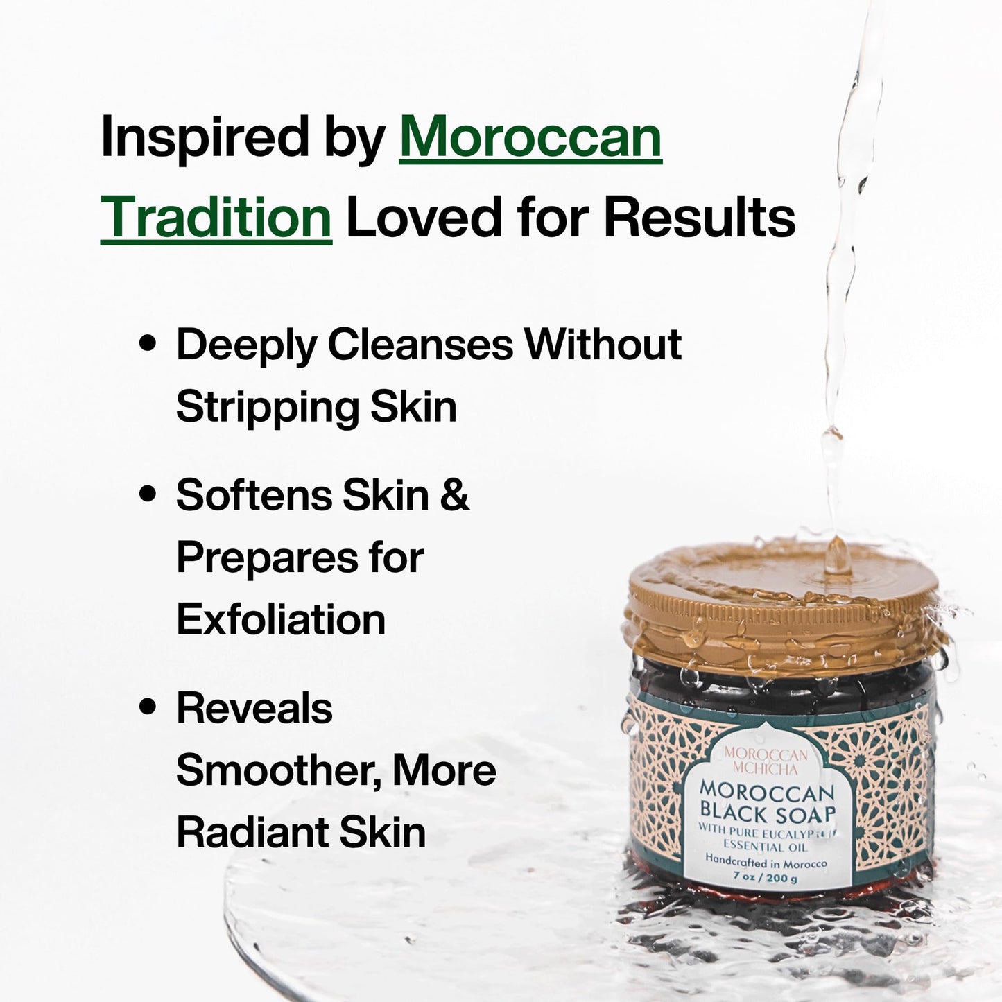 Moroccan Black Soap Hammam with Eucalyptus, Exfoliating Natural Black Beldi Soap, Moroccan Body Scrub, Traditional Savon Noir (7