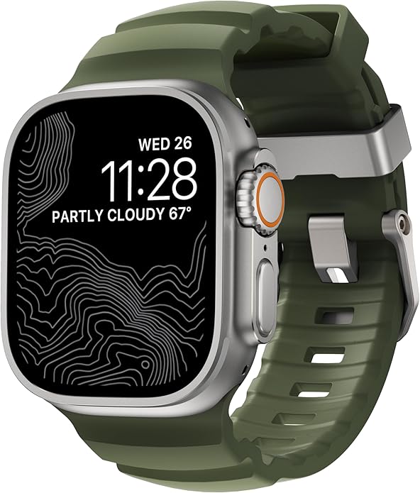 NOMAD Apple Watch Sport Band Rocky Point Apple Watch Band with Titanium Hardware
