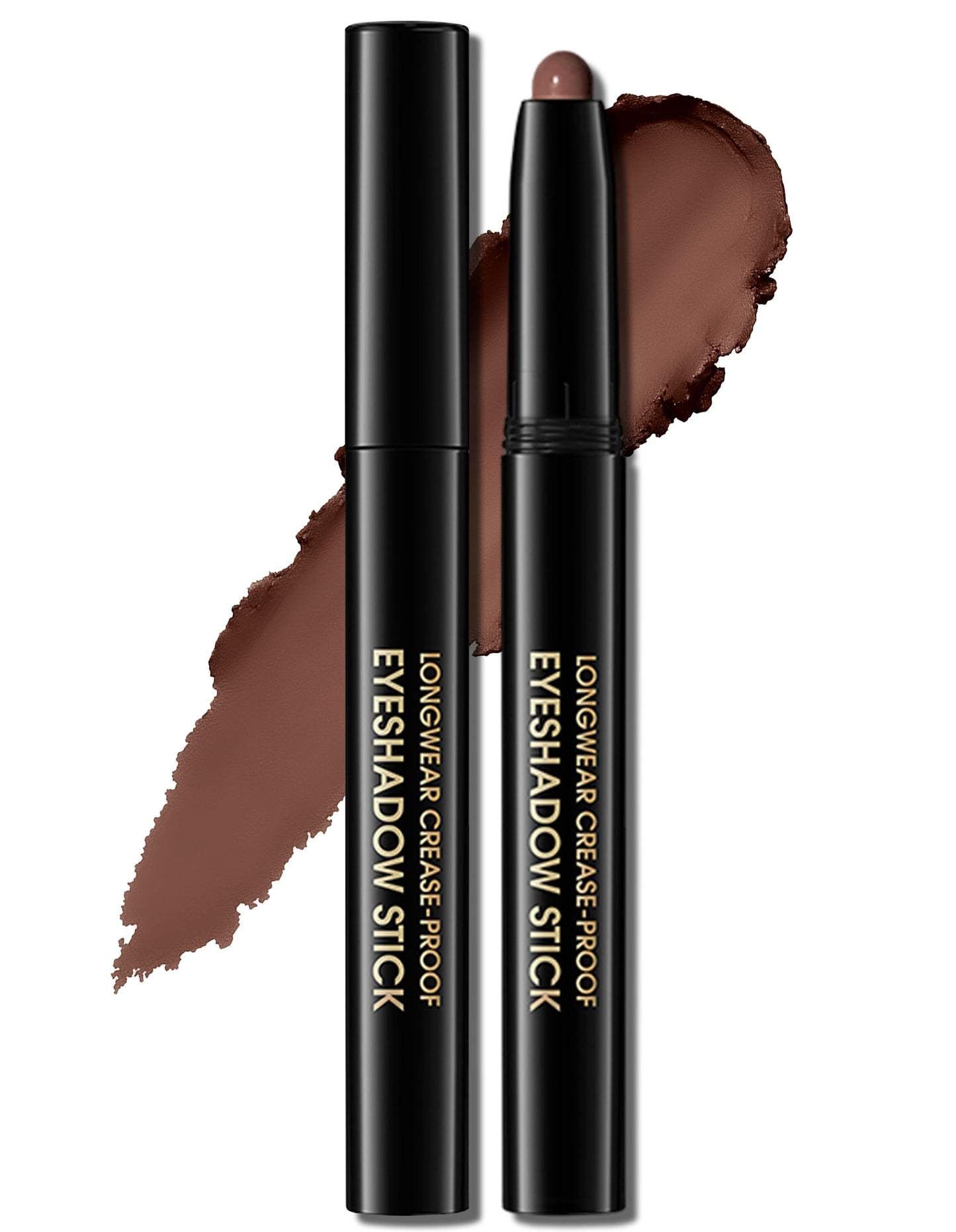 Erinde Waterproof Eyeshadow Stick, Cream Eye Shadow Stick, Long-Lasting, Crease-Proof, Cream to Powder Buildable & Blendable Eye
