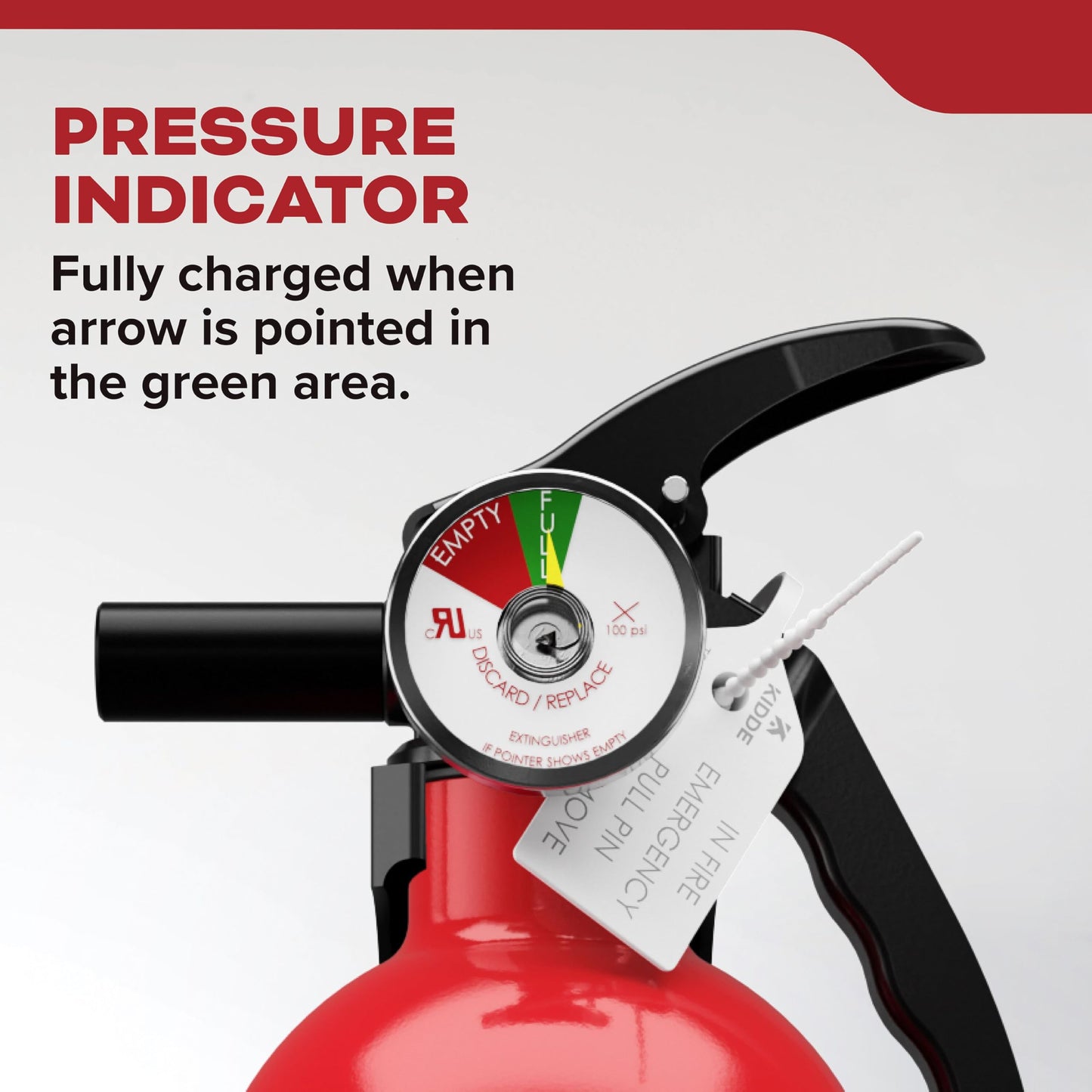 Kidde Multi Purpose Fire Extinguisher for Home, Office, Dorm, Residential, 1A10BC, 6 Pack
