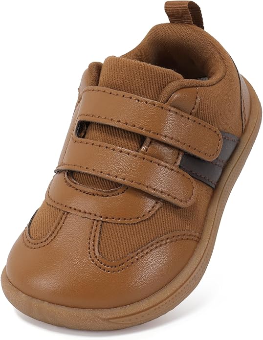 STQ KIDS Toddler Wide Toe Box Shoes:Boys Barefoot Shoes Kids Walking Shoes Boy Sneakers Non-Slip Zero Drop Shoes,Toddler F...