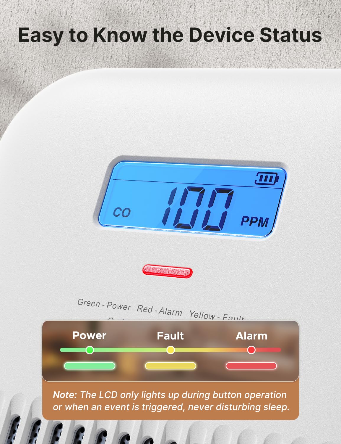 X-Sense Carbon Monoxide Detector, Built-in 10-Year Battery Powered, Portable Carbon Monoxide Detector for Home, Model XC0K-SN, 2-Pack