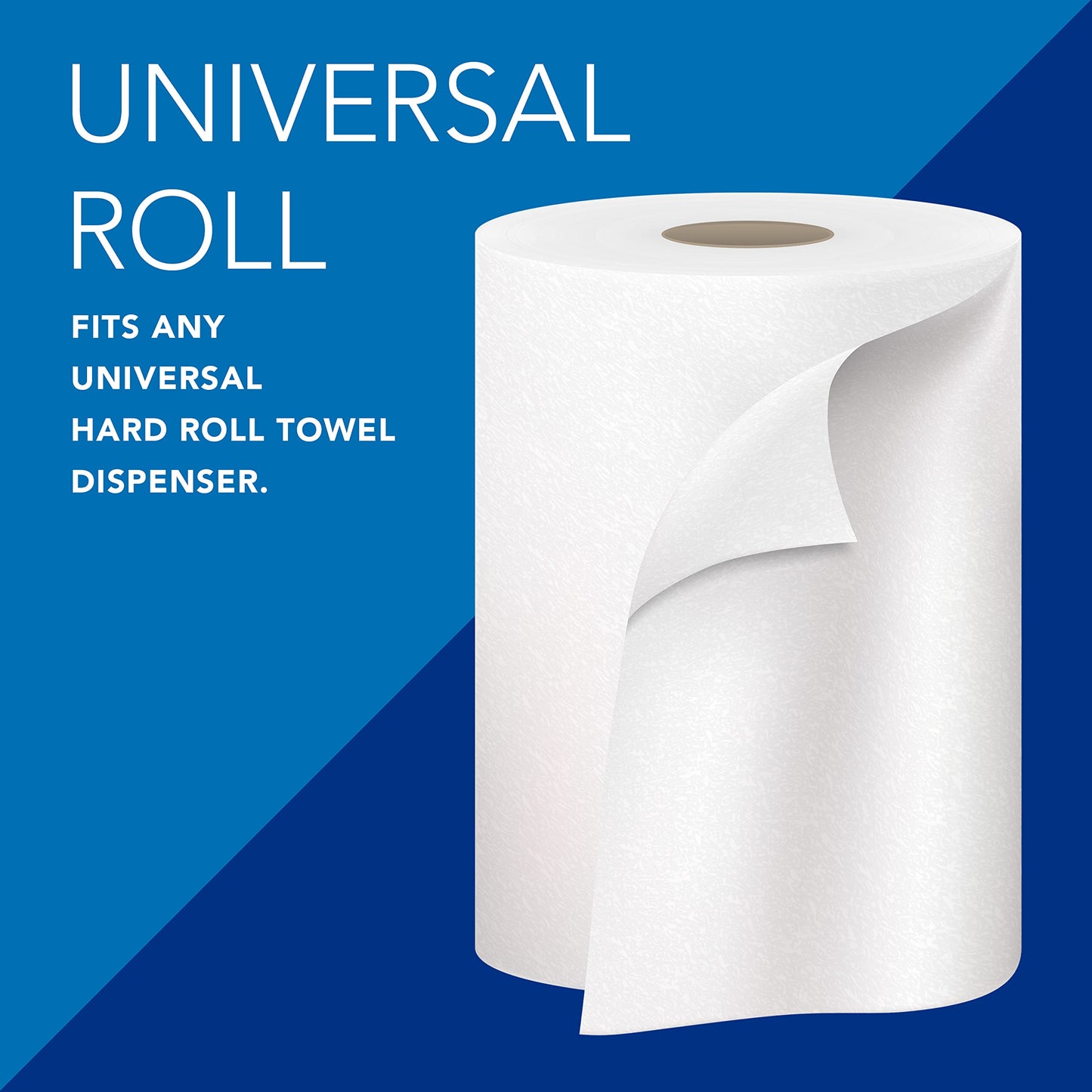 Scott Professional Essential Universal High-Capacity Hard Roll Paper Towels, Bulk (01005), Hardwound 1.5" Core, Absorbency Pockets, White (6 Rolls at 1,000' Each, 6,000'/Case)