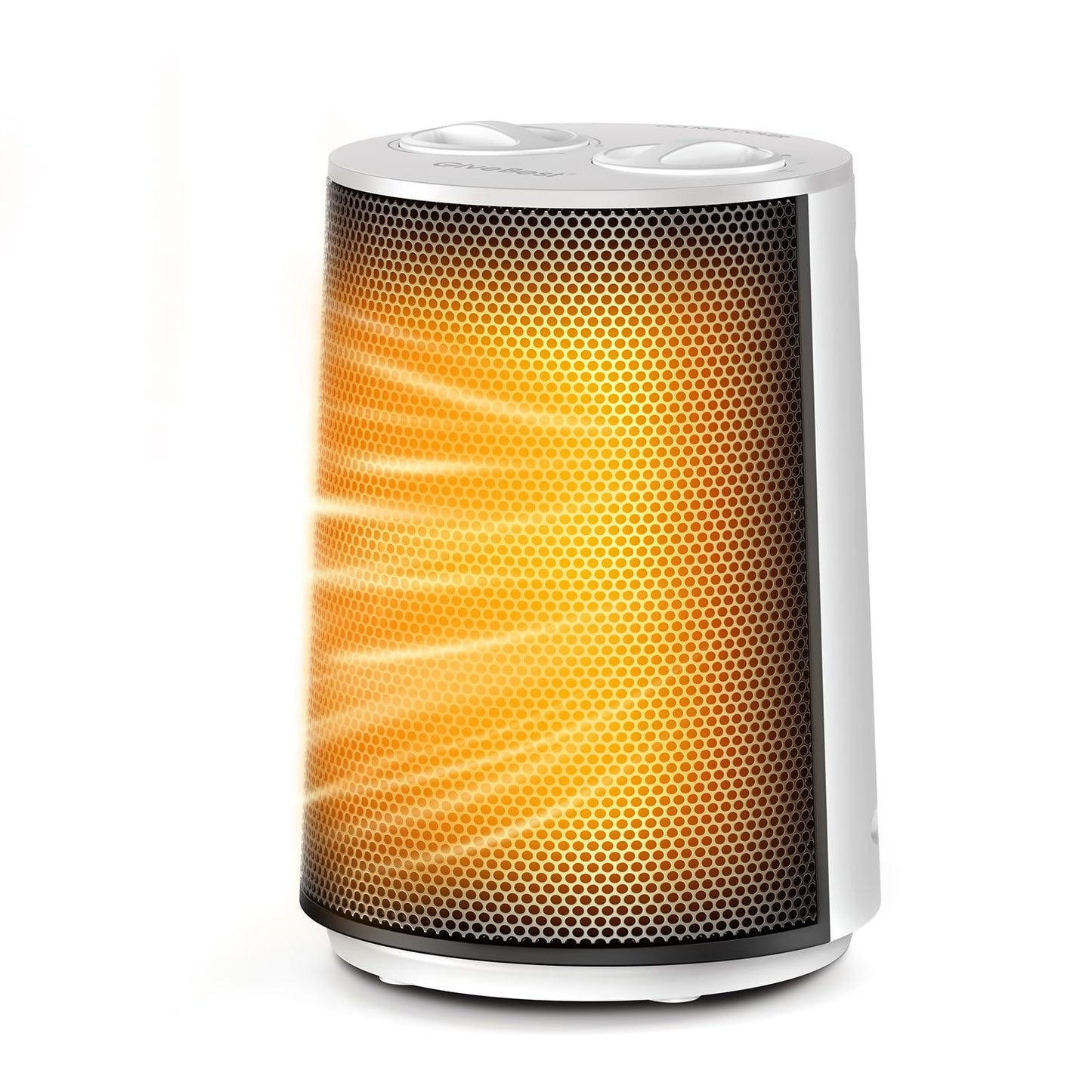 GiveBest Portable Space Heater - 1500W Quiet & Energy Efficient Overheat & Tip-Over Protection, Fast Heating PTC Technology, Ide