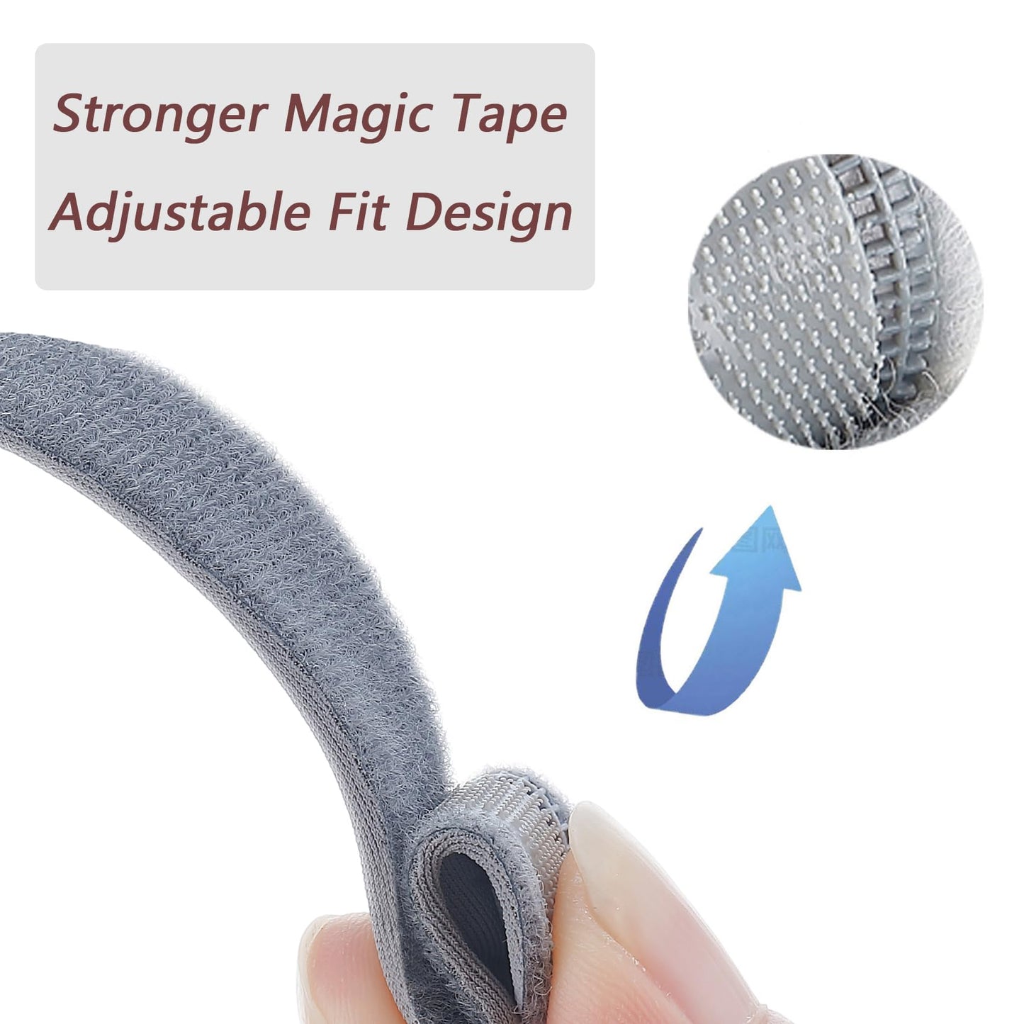 2 Packs Replacement Headgear Straps Fit for Airfit F30i Great Value Premium Soft Stretchy Material Adjustable Magic Tape Design for a Better Seal