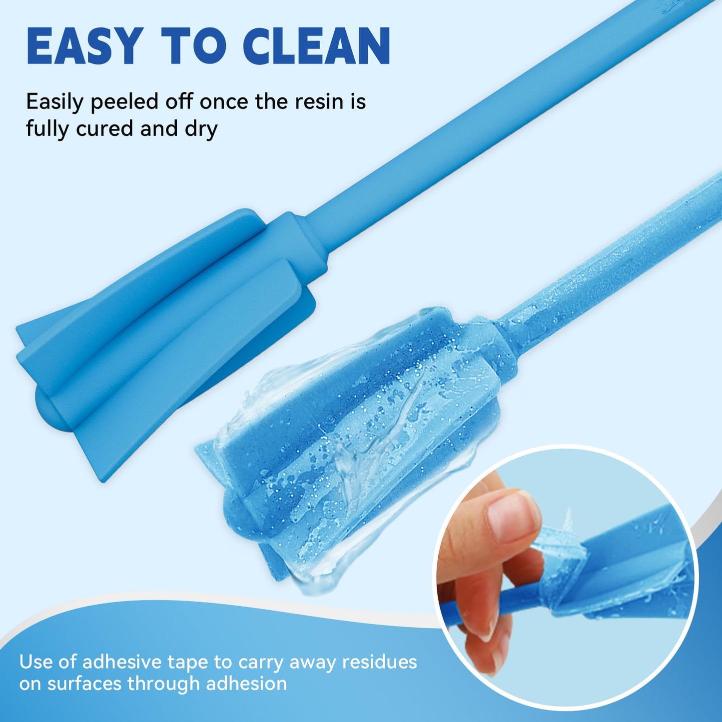Suzzam Silicone Resin Mixer Paddles, 4 pcs Epoxy Mixer for Drill - Paint Stirrer for Drill, Easy to Clean & Reusable, 1/4" Drill Epoxy Mixer Attachment