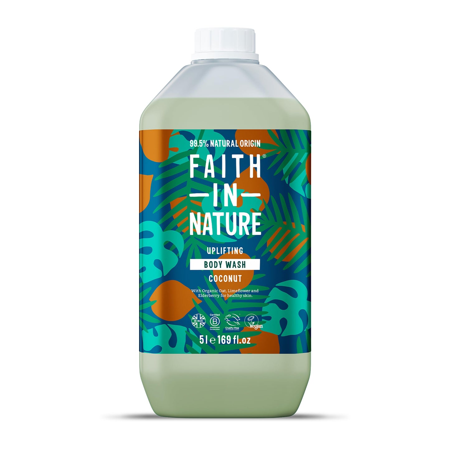 Faith In Nature Hydrating Coconut Body Wash 5litre Bottle