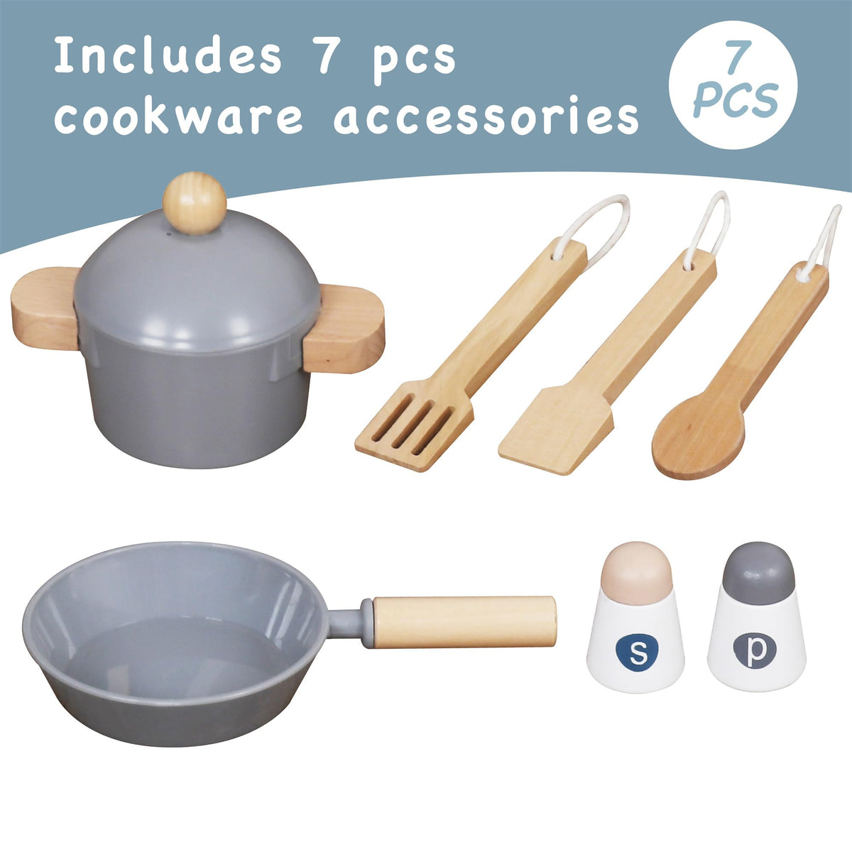 Kitchen Toy Playset for Kids, Electronic Play Stove with Light&Sounds, Pretend Play Cooking Toys Kitchen Set with Cookware Accessories,Toddler Toy Kitchens Festival Gift for 3+ Year Old Girls Boys