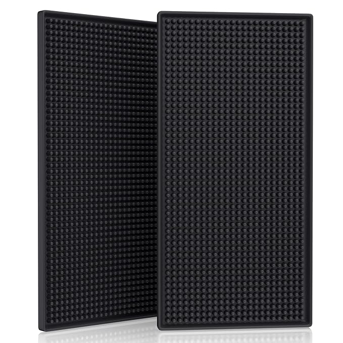 Noverlife Barber Work Station - Flexible PVC Heavy Duty Antiskid Rubber Mat for Salon, Heat-Resistant Pad for Hair Tools