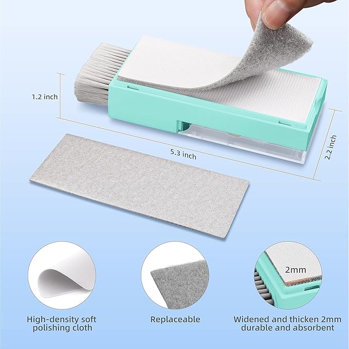 Laptop Cleaning Kit, All in 1 Keyboard Cleaning kit for MacBook iPad iPhone, Compact Keyboard Cleaner with Brush and Spray for Tablet, Airpods, Earbud, Computer Screen, PC Monitor
