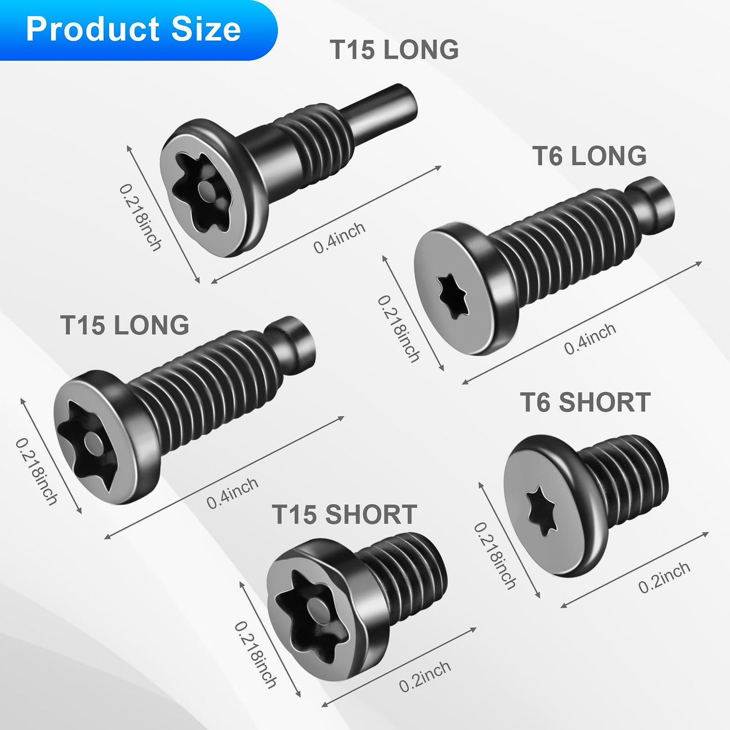 20Pcs Security Screws for Camera Doorbell Screws Replacement with Video Doorbell 2/3/4/Pro 2, CTYUKHS