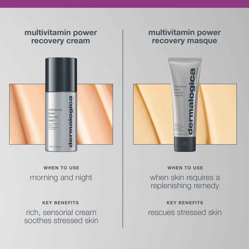 Dermalogica Multivitamin Power Recovery Masque, Anti-Aging Face Mask with Vitamin C & Lactic Acid - Restore and Repair Damaged, Aging Skin, 2.5 fl oz