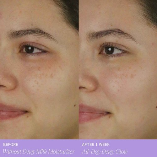 Tatcha The Dewy Milk Moisturizer, Lightweight, Oil-Balancing Hydration for Bouncy Skin & a Lasting Dewy Glow
